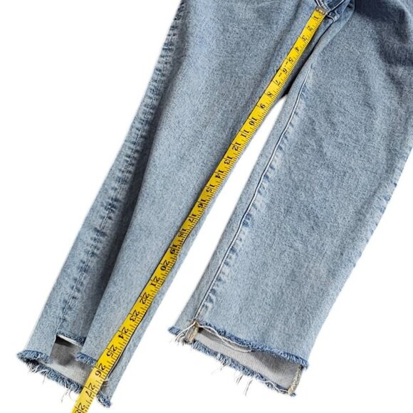 Ag Adriano Goldschmied Isabelle High Rise Straight Crop Jeans,Contour 360, 29 - Picture 5 of 9